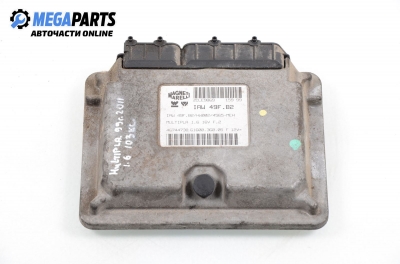 Компютър двигател за Fiat Multipla Multivan (04.1999 - 06.2010) 1.6 100 16V (186AXA1A), 103 к.с., № Magneti Marelli IAW 49F.B2