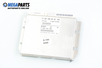 Компютър ABS за Mercedes-Benz A-Class Hatchback  (W168) (07.1997 - 08.2004), № Bosch 0 265 109 499