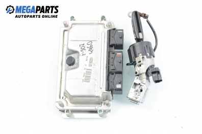 Компютър с контактен ключ за Peugeot 307 Hatchback (08.2000 - 12.2012) 1.6 16V, 109 к.с., № T5C6S FE 07 ME744 / Bosch 0 261 206 943