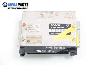 Компютър двигател за BMW 5 Series E34 Sedan (12.1987 - 11.1995) 520 i 24V, 150 к.с., № Bosch 0 261 200 400