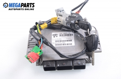 Компютър с контактен ключ за Citroen C2 Hatchback (09.2003 - 04.2009) 1.1, 60 к.с., № Magneti Marelli IAW 48P2.7H