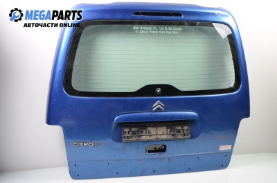 Заден капак за Citroen Berlingo Pick-Up / Van I (07.1996 - 04.2008), 2+1 вр., позиция: задна