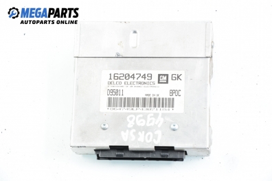 Компютър двигател за Opel Corsa B Hatchback (03.1993 - 12.2002) 1.4 i, 60 к.с., № GM 16204749