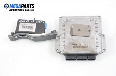 Компютър с четец и карта за Renault Laguna II Grandtour (03.2001 - 12.2007) 2.2 dCi (KG0F), 150 к.с., № Bosch 0 281 011 325