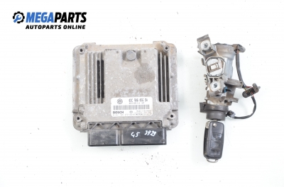 Компютър с контактен ключ за Volkswagen Golf V Hatchback (10.2003 - 02.2009) 1.6 FSI, 115 к.с., № Bosch 0 261 S02 070