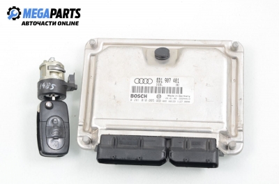 Компютър с контактен ключ за Audi A4 Avant B5 (11.1994 - 09.2001) 2.5 TDI, 150 к.с., № 8D1 907 401
