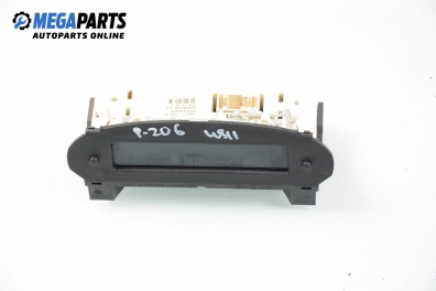 Часовник с индикаторен дисплей за Peugeot 206 Hatchback (08.1998 - 12.2012), № 96443821ZR