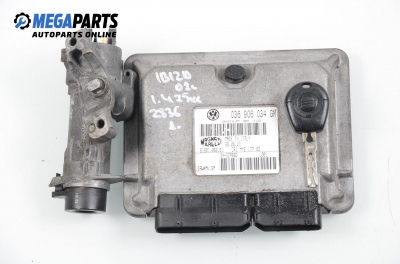 Компютър с контактен ключ за Seat Ibiza IV Hatchback (02.2002 - 11.2009) 1.4 16V, 75 к.с., № 036 906 034 GM