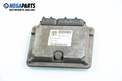 Компютър двигател за Fiat Multipla Multivan (04.1999 - 06.2010) 1.6 16V Bipower (186AXC1A), 103 к.с., № Magneti Marelli IAW 4EF. G1