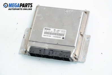 Компютър двигател за Lancia Lybra Station Wagon (07.1999 - 10.2005) 2.4 JTD (839BXE1A), 135 к.с., № Bosch 0 281 010 001
