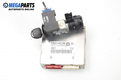 Компютър с контактен ключ и имобилайзер за Opel Tigra Coupe (07.1994 - 12.2000) 1.4 16V, 90 к.с., № GM 16214239