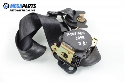 Предпазен колан за Peugeot 307 Hatchback (08.2000 - 12.2012), 4+1 вр., позиция: предна, дясна