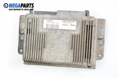 Компютър двигател за Renault Megane Scenic (10.1996 - 12.2001) 1.6 e (JA0F), 90 к.с., № Siemens S105300102D