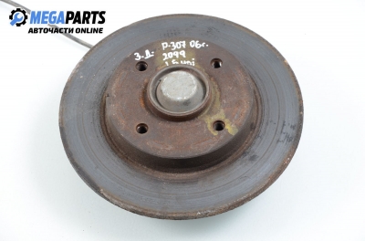 Шенкел главина за Peugeot 307 Hatchback (08.2000 - 12.2012), позиция: задна, дясна