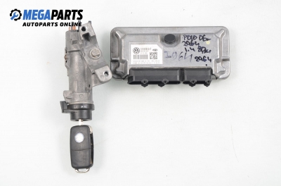 Компютър с контактен ключ за Volkswagen Polo Hatchback IV (10.2001 - 12.2005) 1.4 16V, 80 к.с., № 03C906024F