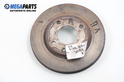 Спирачен диск за Peugeot 206 Hatchback (08.1998 - 12.2012), позиция: предна, лява