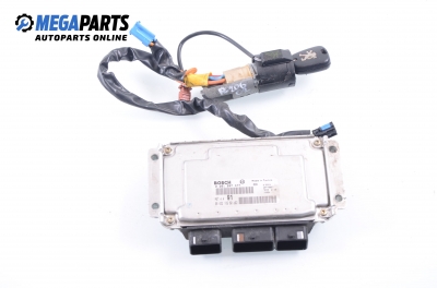 Компютър с контактен ключ за Peugeot 206 Hatchback (08.1998 - 12.2012) 1.6 16V, 109 к.с., № Bosch 0 261 207 477