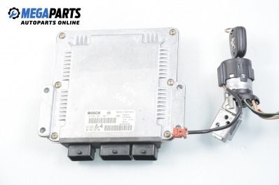 Компютър с контактен ключ за Peugeot 307 Break (03.2002 - 12.2009) 2.0 HDI 110, 107 к.с., № Bosch 0 281 011 081