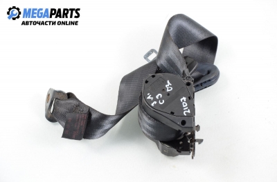 Предпазен колан за Citroen C3 Hatchback I (02.2002 - 11.2009), 4+1 вр., позиция: задна, лява