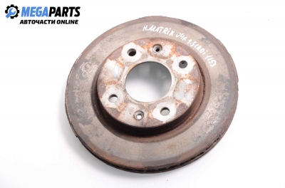 Спирачен диск за Hyundai Matrix Minivan (06.2001 - 08.2010), позиция: предна