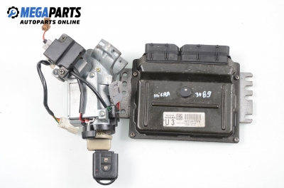 Компютър с контактен ключ и имобилайзер за Nissan Micra III Hatchback (01.2003 - 06.2010) 1.2 16V, 80 к.с., № MEC32-040 F3 3219