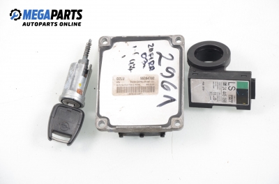 Компютър с контактен ключ и имобилайзер за Opel Zafira A Minivan (04.1999 - 06.2005) 1.6 CNG, 97 к.с., № Delphi 55354782