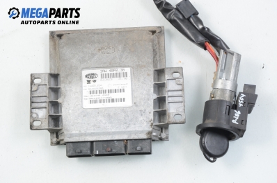 Компютър с контактен ключ за Peugeot 206 Hatchback (08.1998 - 12.2012) 2.0 S16, 136 к.с., № Magneti Marelli IAW 48P2.38