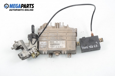 Компютър с контактен ключ и имобилайзер за Volkswagen Golf III Hatchback (08.1991 - 07.1998) 1.6, 75 к.с., № Bosch 0 261 203 314/315