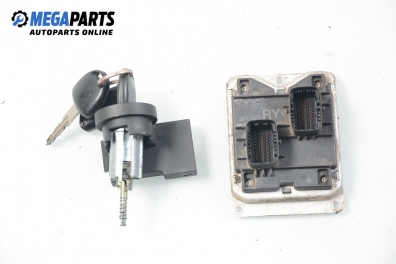 Компютър с контактен ключ и имобилайзер за Opel Corsa B Hatchback (03.1993 - 12.2002) 1.0 i 12V, 54 к.с., № Bosch 0 261 204 058