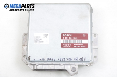 Компютър двигател за Audi 80 Sedan B4 (09.1991 - 12.1994) 1.9 TDI, 90 к.с., №  0 281 001 132