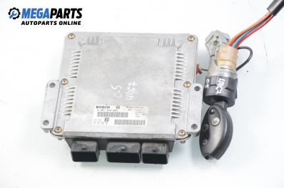 Компютър с контактен ключ за Citroen C5 I Sedan (03.2001 - 03.2005) 2.2 HDi (DC4HXB, DC4HXE), 133 к.с., № Bosch 0 281 010 641