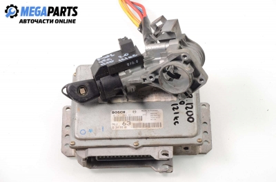 Компютър с контактен ключ за Peugeot 406 Break (10.1996 - 10.2004) 2.0 16V, 132 к.с., № Bosch 0 261 204 651