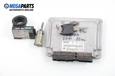 Компютър с контактен ключ и четец за Opel Astra G Hatchback (02.1998 - 12.2009) 2.0 DI, 82 к.с., № Bosch 0 281 001 971