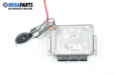 Компютър с контактен ключ за Citroen C5 I Sedan (03.2001 - 03.2005) 3.0 V6 (DCXFXC, DCXFXF), 207 к.с., № Bosch 0 261 206 419