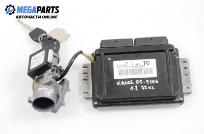 Компютър с контактен ключ и имобилайзер за Chevrolet Kalos Hatchback (03.2005 - ...) 1.2, 72 к.с., № 1AYJ96376652