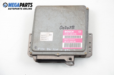 Компютър двигател за Peugeot 306 Hatchback (01.1993 - 10.2003) 1.6, 89 к.с., № Bosch 0 261 200 678