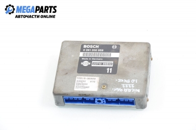 Компютър двигател за Nissan Micra II Hatchback (01.1992 - 02.2003) 1.0 i 16V, 54 к.с., № Bosch 0 261 200 959