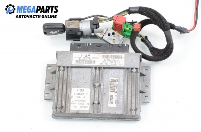 Компютър с контактен ключ за Peugeot 307 Hatchback (08.2000 - 12.2012) 1.4, 75 к.с., № 963844258-03