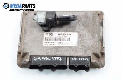 Компютър с контактен ключ за Volkswagen Golf IV Hatchback (08.1997 - 06.2005) 1.6, 100 к.с., № SIEMENS 5WP4 190 03