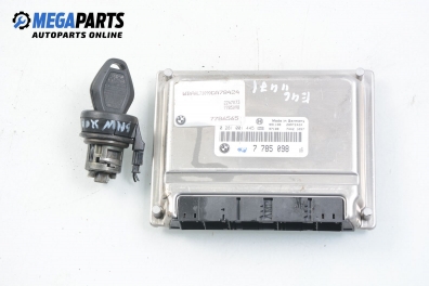 Компютър с контактен ключ за BMW 3 Series E46 Sedan (02.1998 - 04.2005) 320 d, 136 к.с., № Bosch 0 281 001 445