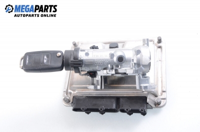 Компютър с контактен ключ за Volkswagen Golf V Hatchback (10.2003 - 02.2009) 1.4 16V, 75 к.с., № Bosch 0 261 208 589