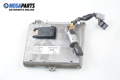 Компютър с контактен ключ и имобилайзер за Renault Clio I Hatchback (05.1990 - 09.1998) 1.4, 80 к.с., № HOM7700749946