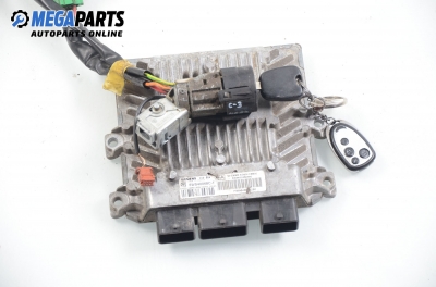 Компютър с контактен ключ за Citroen C3 Hatchback I (02.2002 - 11.2009) 1.4 HDi, 68 к.с., № Siemens 5WS40068C-T