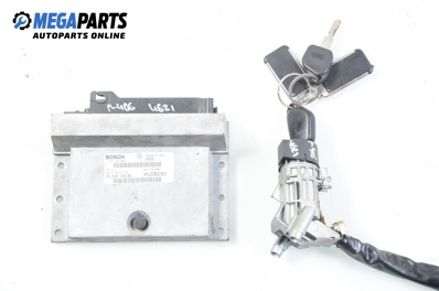 Компютър с контактен ключ за Peugeot 406 Sedan (08.1995 - 01.2005) 1.9 TD, 90 к.с., № Bosch 0 281 001 262