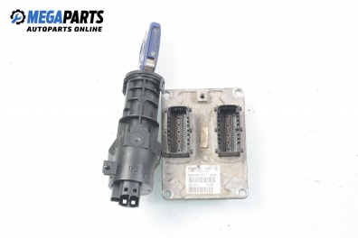 Компютър с контактен ключ за Fiat Stilo Multi Wagon (01.2003 - 08.2008) 1.6 16V, 103 к.с., № Magneti Marelli 55189584