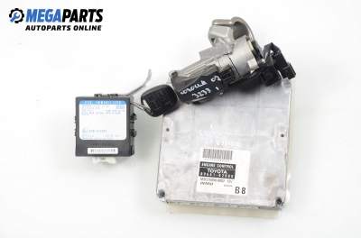 Компютър с контактен ключ и имобилайзер за Toyota Corolla Hatchback (11.2001 - 02.2007) 1.6 VVT-i (ZZE121), 110 к.с., № 89661-02B80