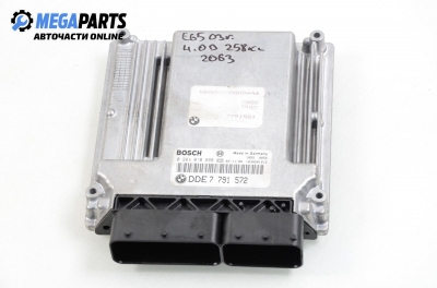 Компютър двигател за BMW 7 Series E65 (11.2001 - 12.2009) 740 d, 258 к.с., № Bosch 0 281 010 899