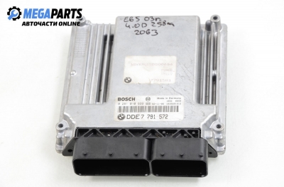 Компютър двигател за BMW 7 Series E65 (11.2001 - 12.2009) 740 d, 258 к.с., № Bosch 0 281 010 899