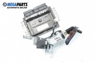 Компютър с контактен ключ и имобилайзер за Nissan Micra III Hatchback (01.2003 - 06.2010) 1.2 16V, 65 к.с., № MEC32-060 F3 3106