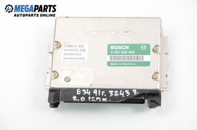 Компютър двигател за BMW 5 Series E34 Sedan (12.1987 - 11.1995) 520 i, 129 к.с., № Bosch 0 261 200 405